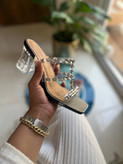 صندل نگینی خجسته پاشنه ۶ (قالب کوچکپا) S-10