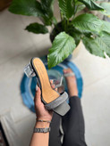 صندل لقمه طلقی پاشنه ۵ (قالب کوچکپا) S-13